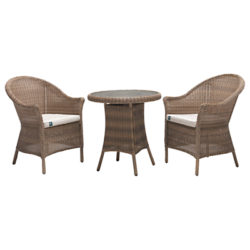 KETTLER RHS Harlow Carr Bistro Set, Natural